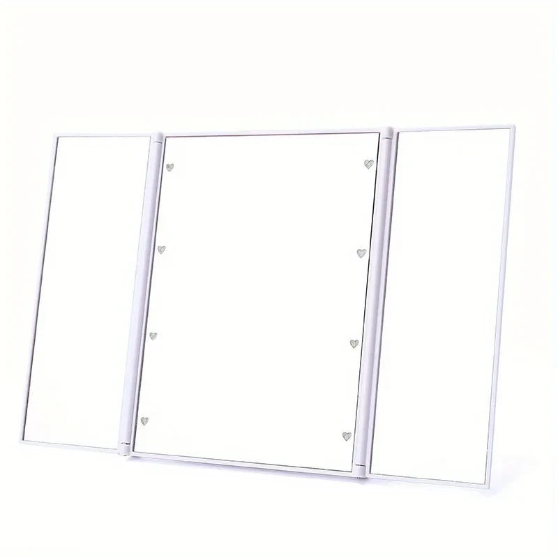 Folding LED Vanity Mirror